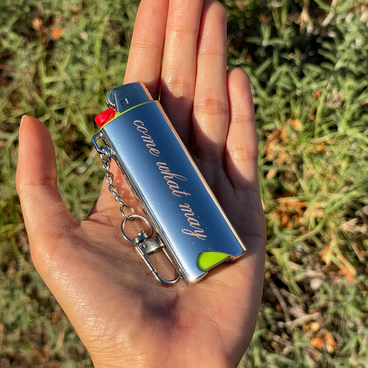 Bahala Na Lighter Case Keychain